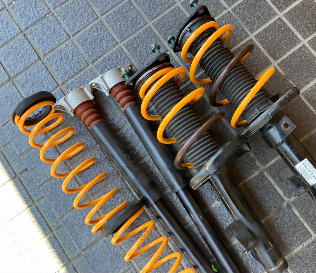 最終値下BL3FWマツダスピードアクセラ純正ストラット＋ZOOMダウンサスSET