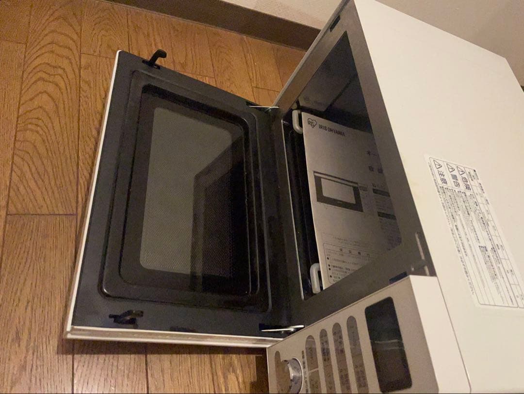 【説明書付属】アイリスオーヤマ オーブンレンジ MO-F1805-W