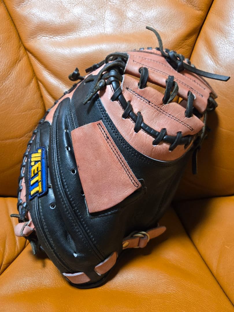 希少！ZETT　ゼットグランステイタス　矢野燿大モデル　軟式キャッチャーミット
