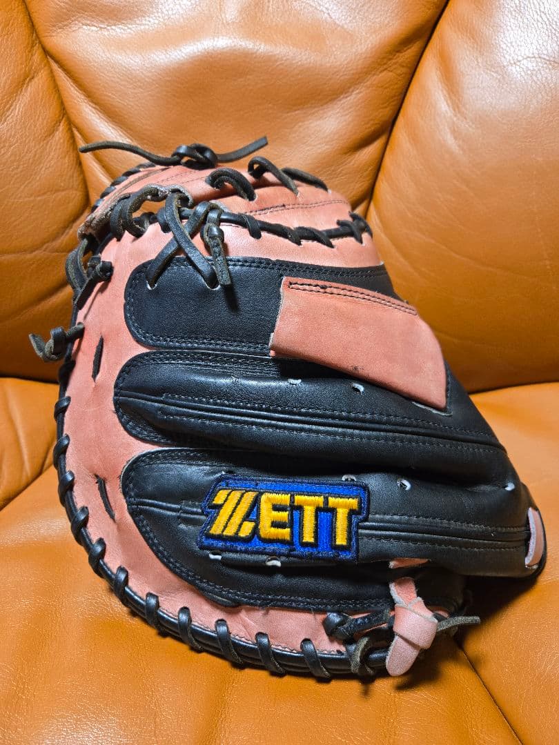 希少！ZETT　ゼットグランステイタス　矢野燿大モデル　軟式キャッチャーミット