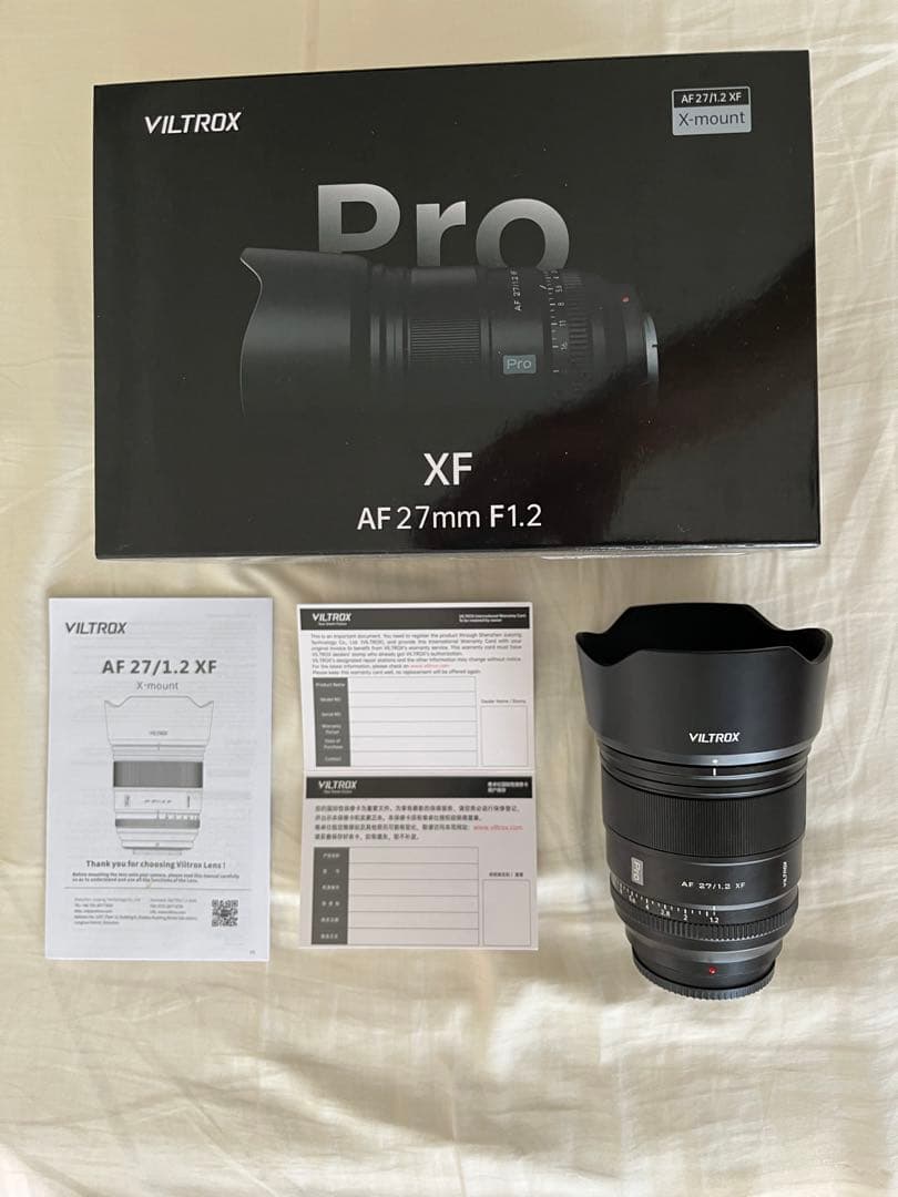 Viltrox AF 27mm F1.2 PRO Xマウント
