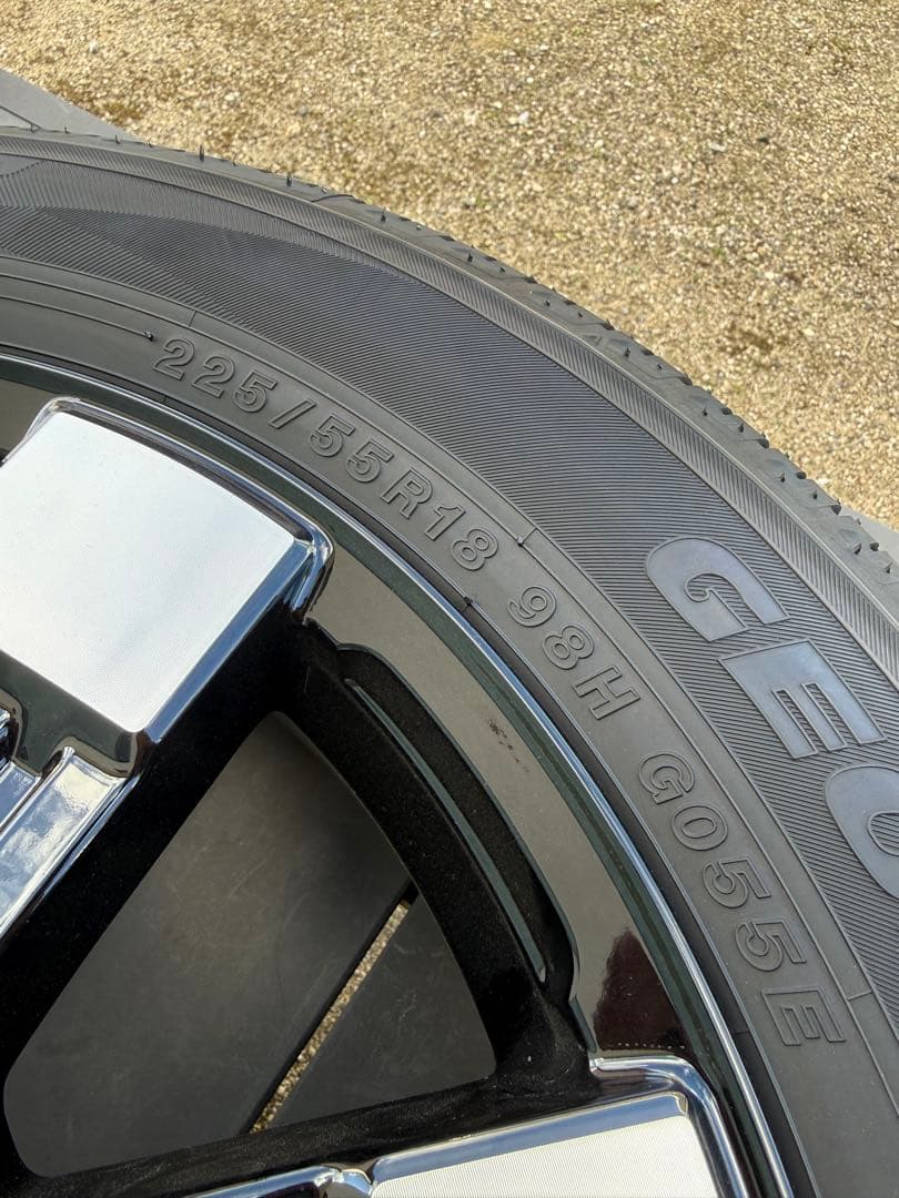 ②/4】2026式デリカd5 純正タイヤホイール4本セ ット新車外しグレードP