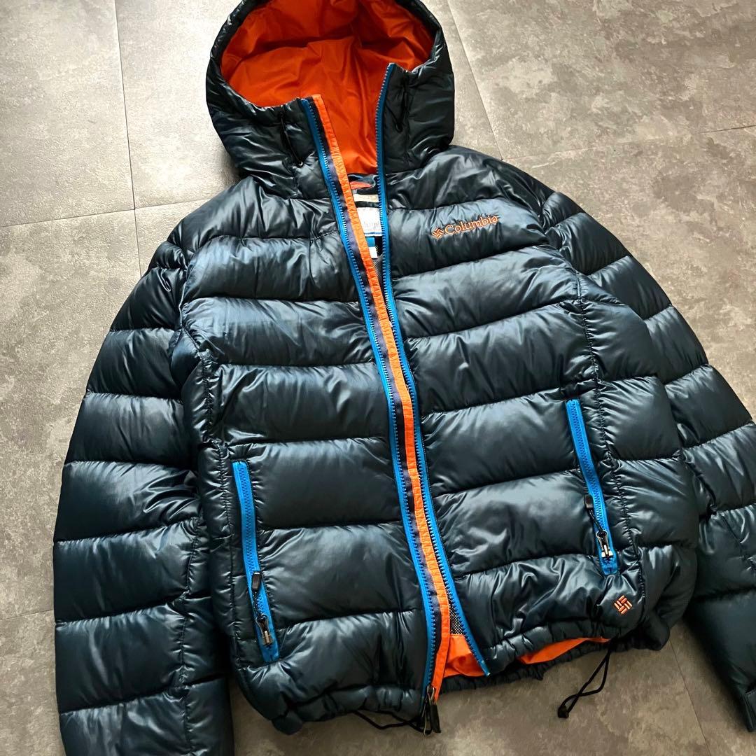 columbia omni-heat  down hoodie 短丈