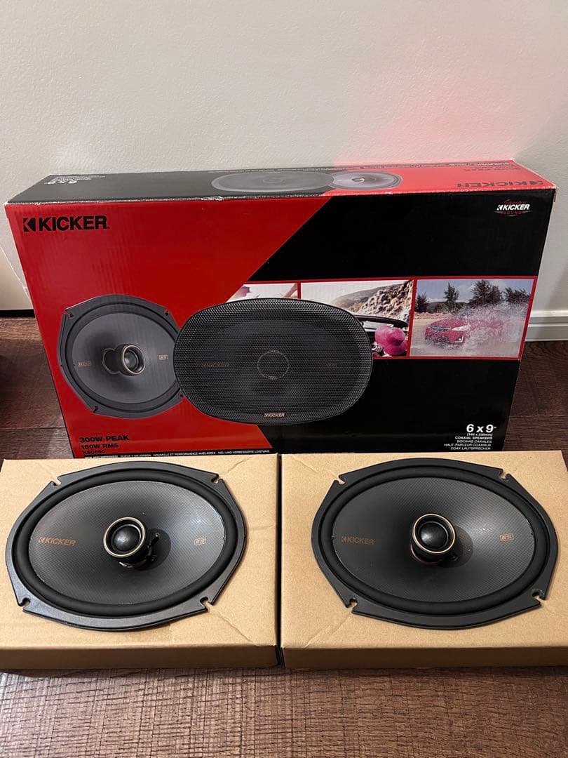 KICKER KSS6904セパレートスピーカー　JEEP レネゲード