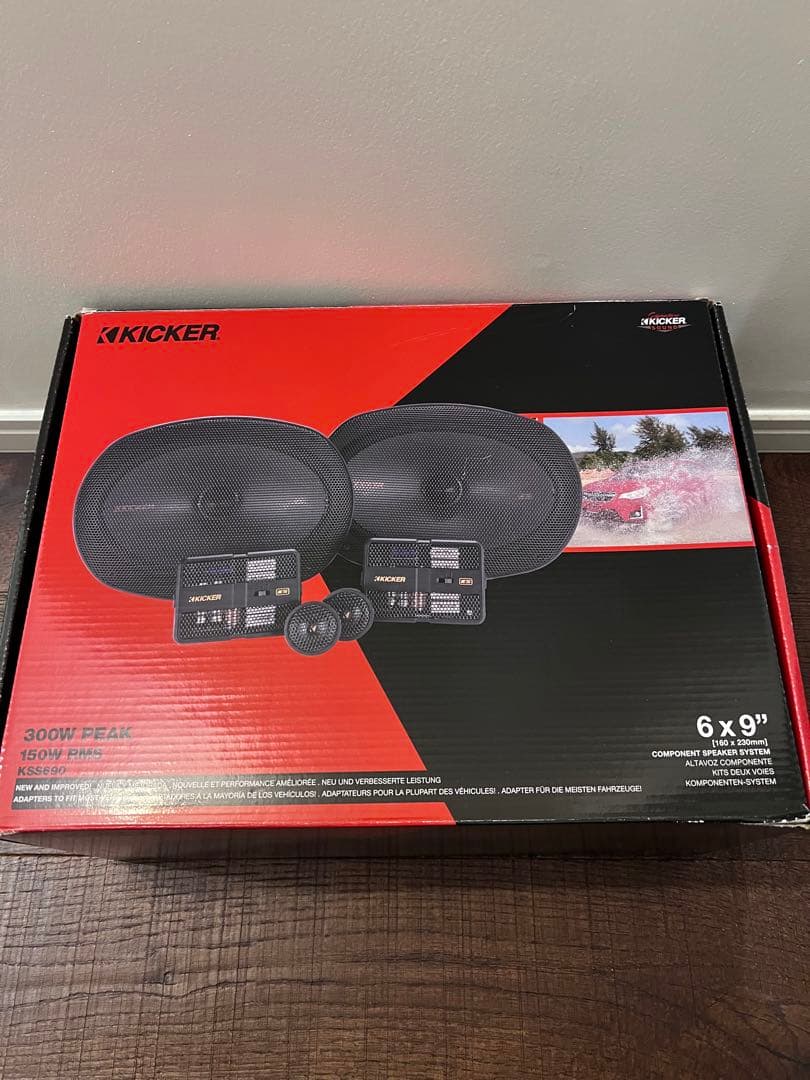 KICKER KSS6904セパレートスピーカー　JEEP レネゲード