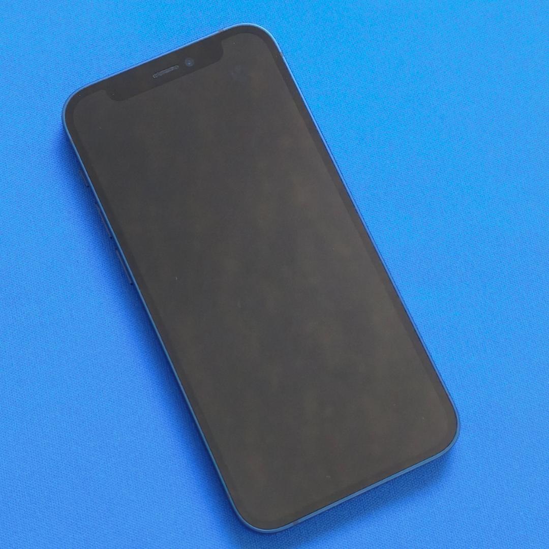 iPhone 12 mini 64GB ブルー 本体 美品 バッテリー74%