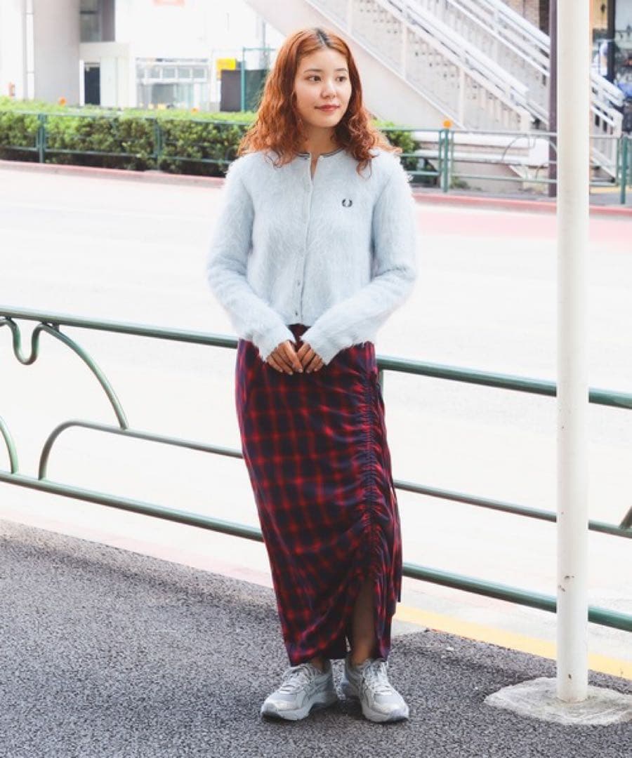 トップス FRED PERRY Fluffy Crewneck Knit Cardigan