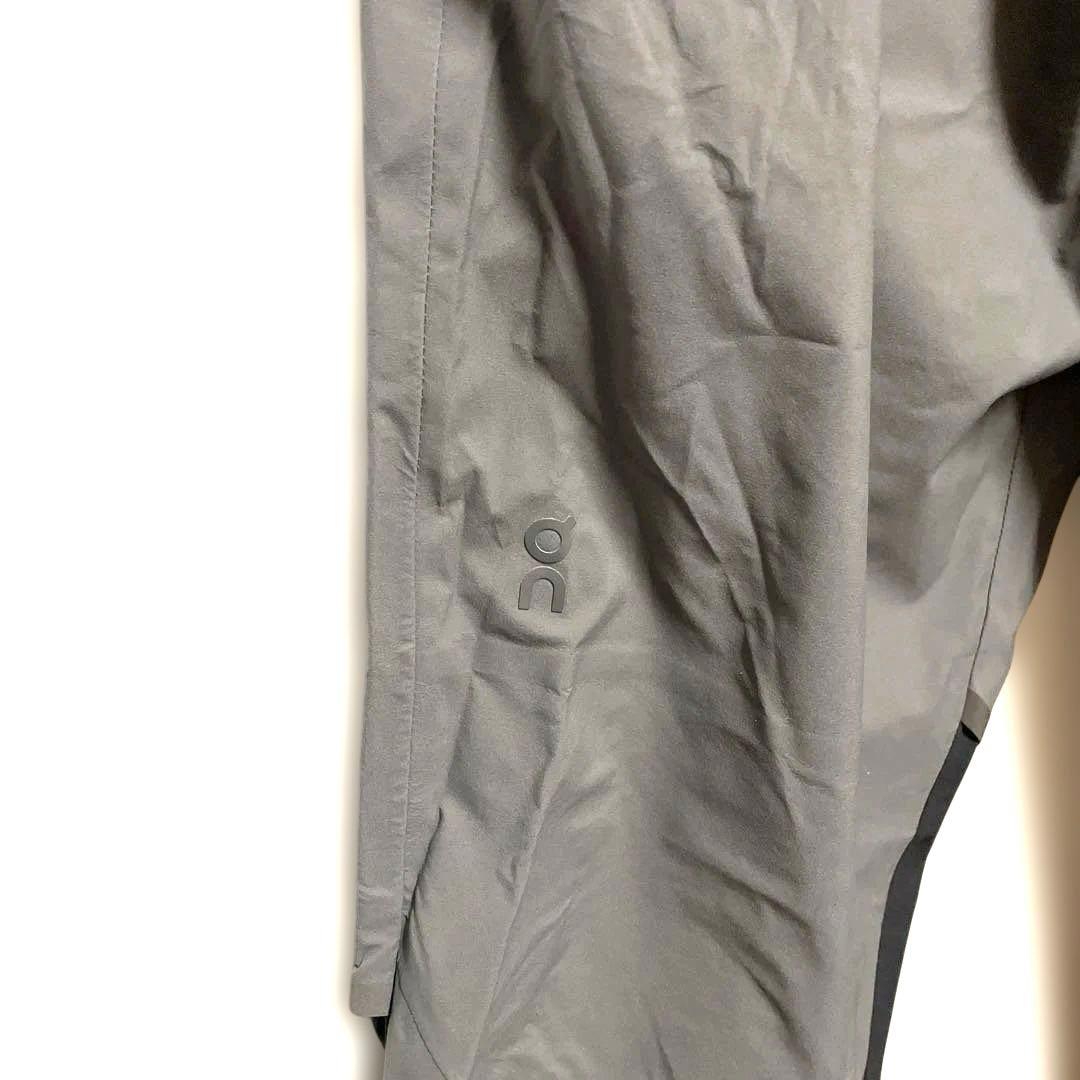 美品 On ランニングパンツ トレーニングパンツ グレー×ブラック メンズ M