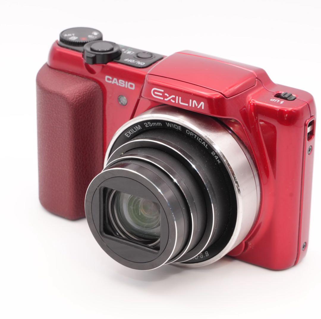 【動作品】CASIO EXILIM EX-H60 デジカメ 赤 作例アリ