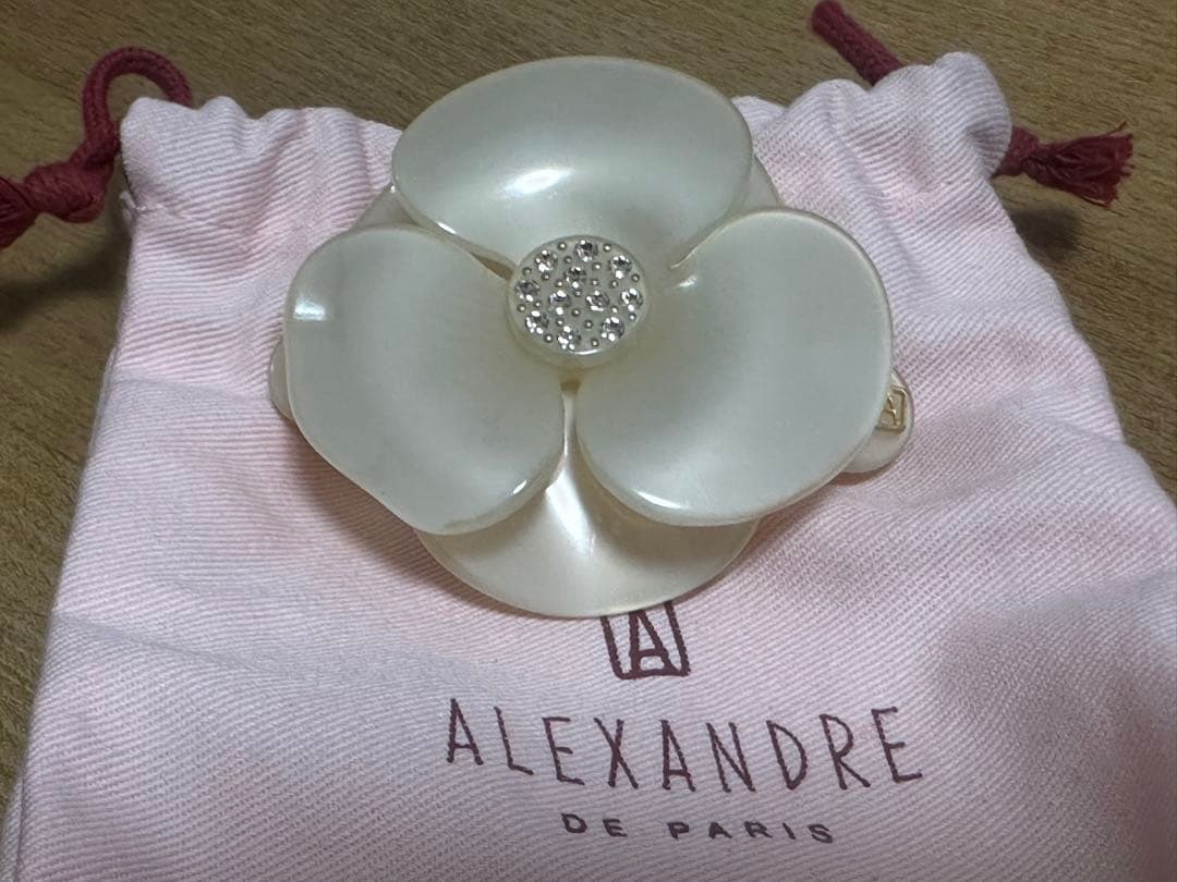 ALEXANDRE de PARIS カメリアバレッタ　アレクサンドルドゥパリ