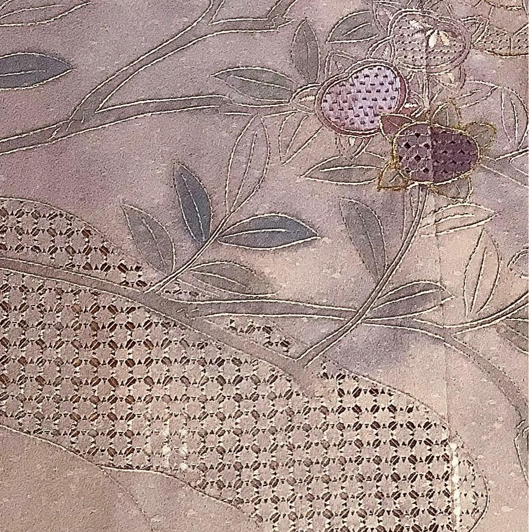 新品正絹訪問着中国三大刺繍　スワトウ刺繍　汕頭刺繍　相良刺繍　総刺繍⑨