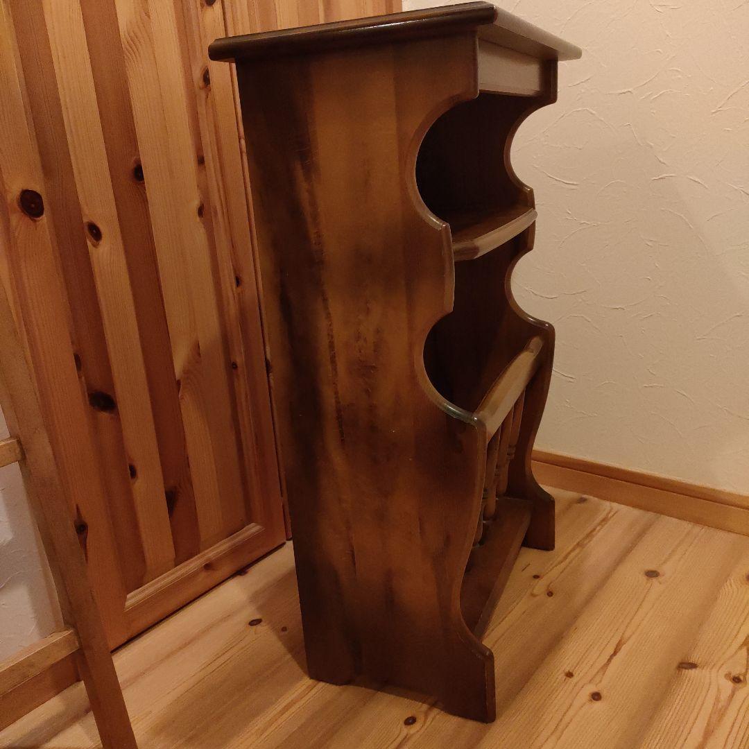 カリモク　棚　マガジンラック　電話台