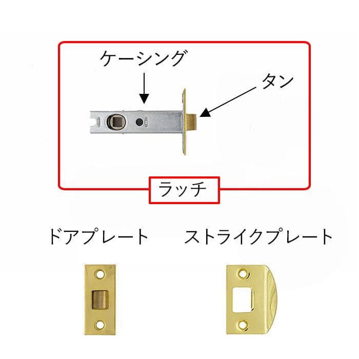 真鍮製ドアノブ　ジョージアンラウンド