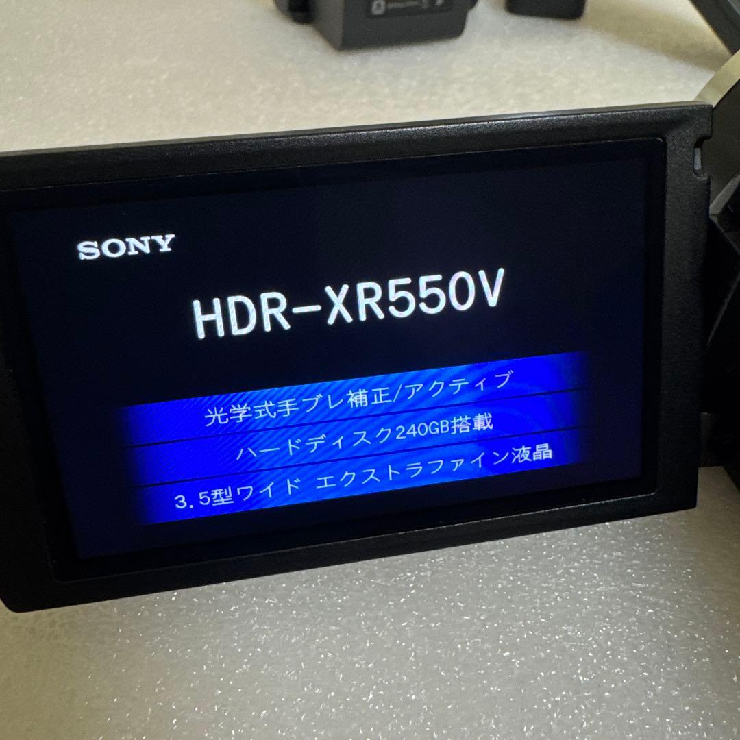 ビデオカメラ Handycam HDR-XR550V