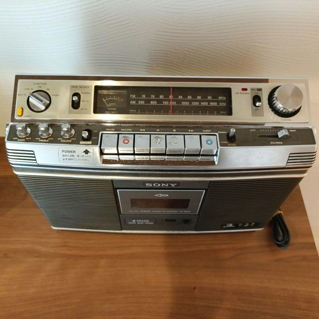 m*2様 動作品 ソニー SONY CF-3800 最高級ステレオラジカセ 昭和