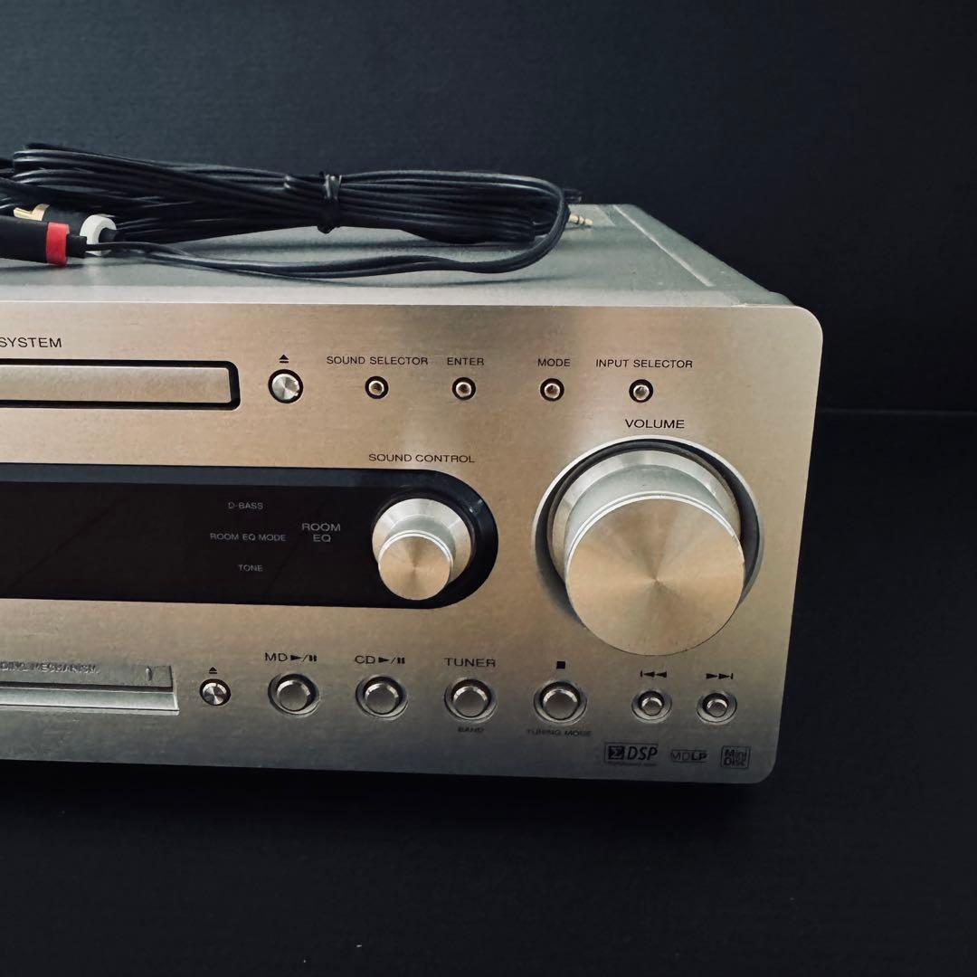 【美品】KENWOOD R-K700 CD MDレシーバー 本体＋リモコン