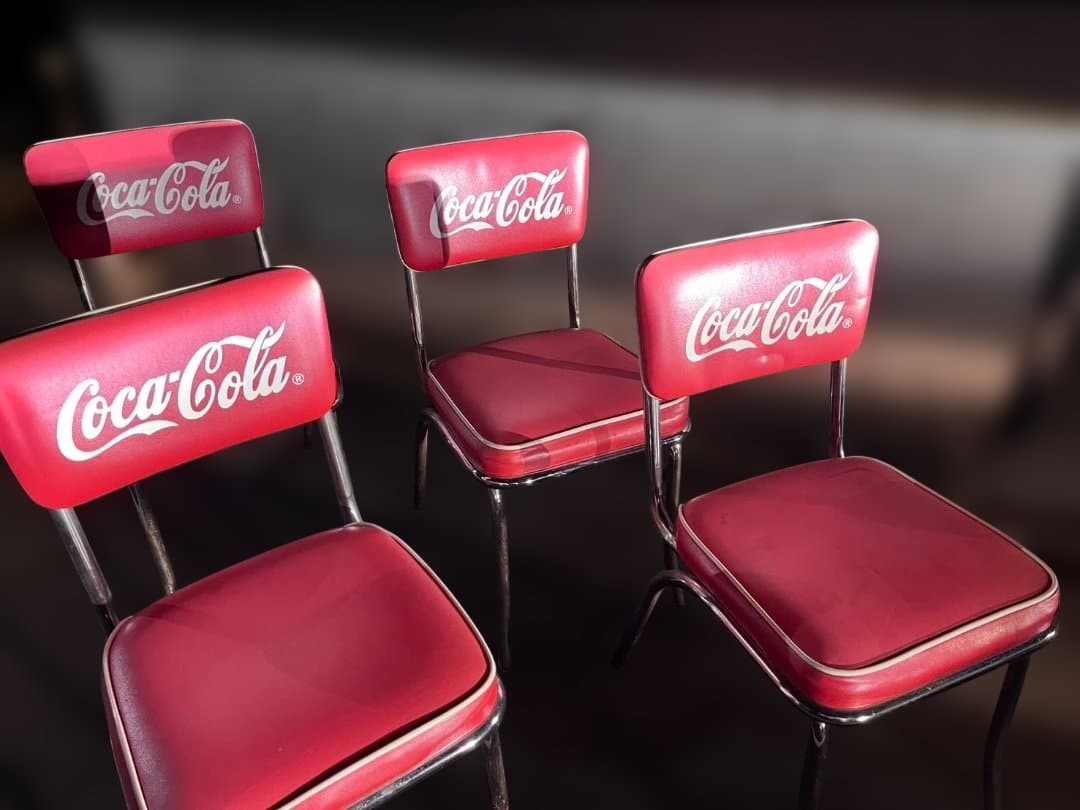 Coca-Cola センターテーブルと椅子セット