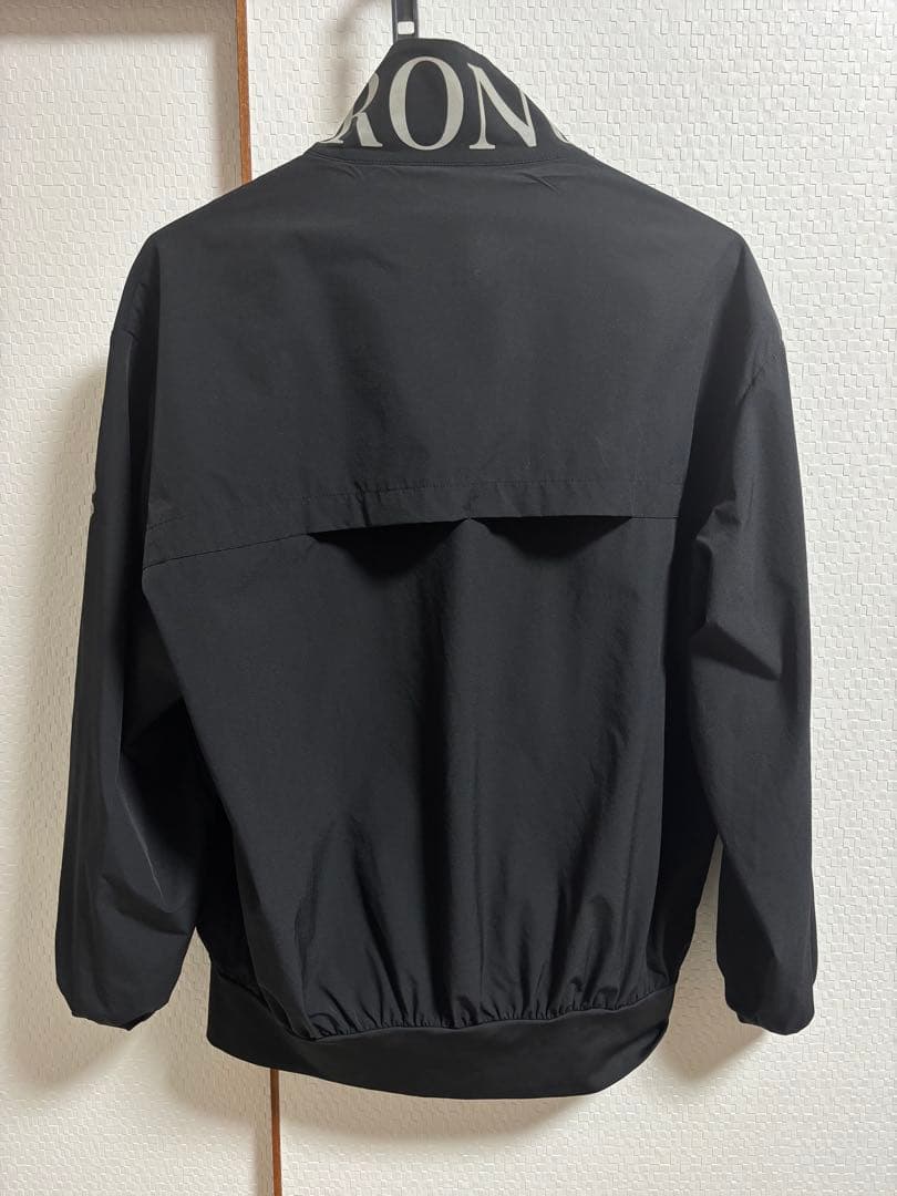 CRONOS クロノス ストレッチ ウィンドブレーカーナイロンジャケット黒S