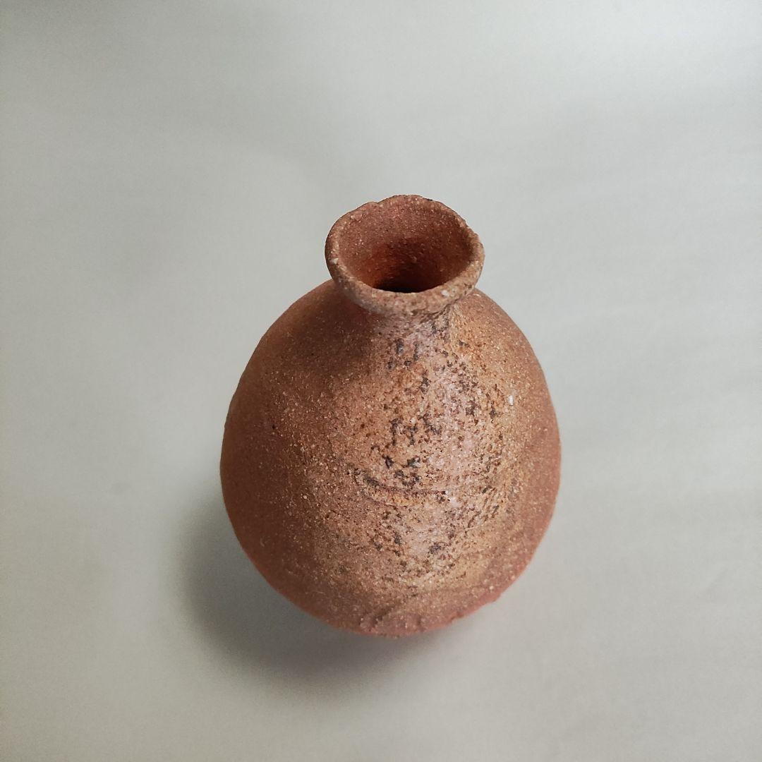 杉本貞光　寺垣外窯　信楽左馬徳利ぐい呑　信楽焼