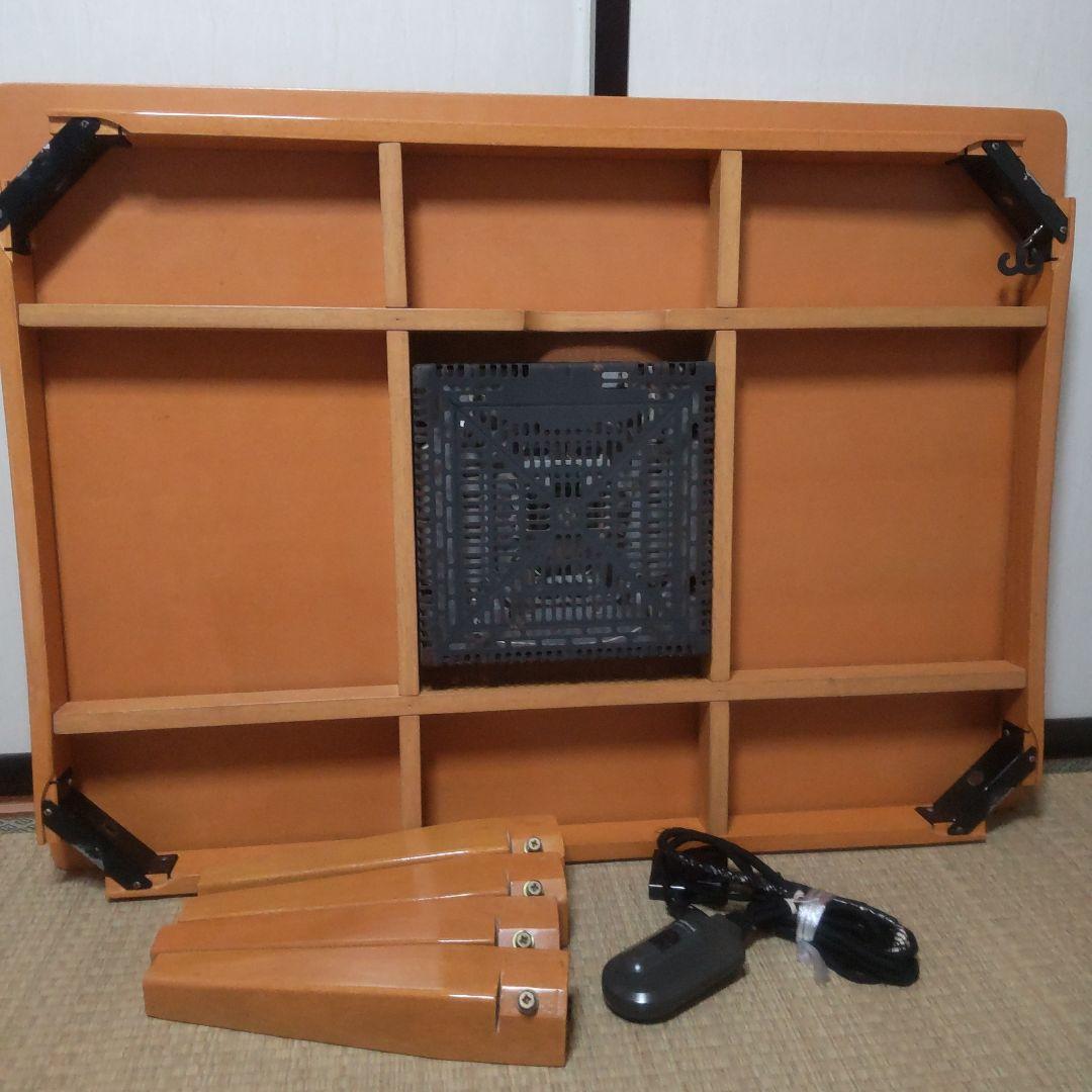 ナショナル家具調こたつ　2001年製　長方形　約105☓75☓37