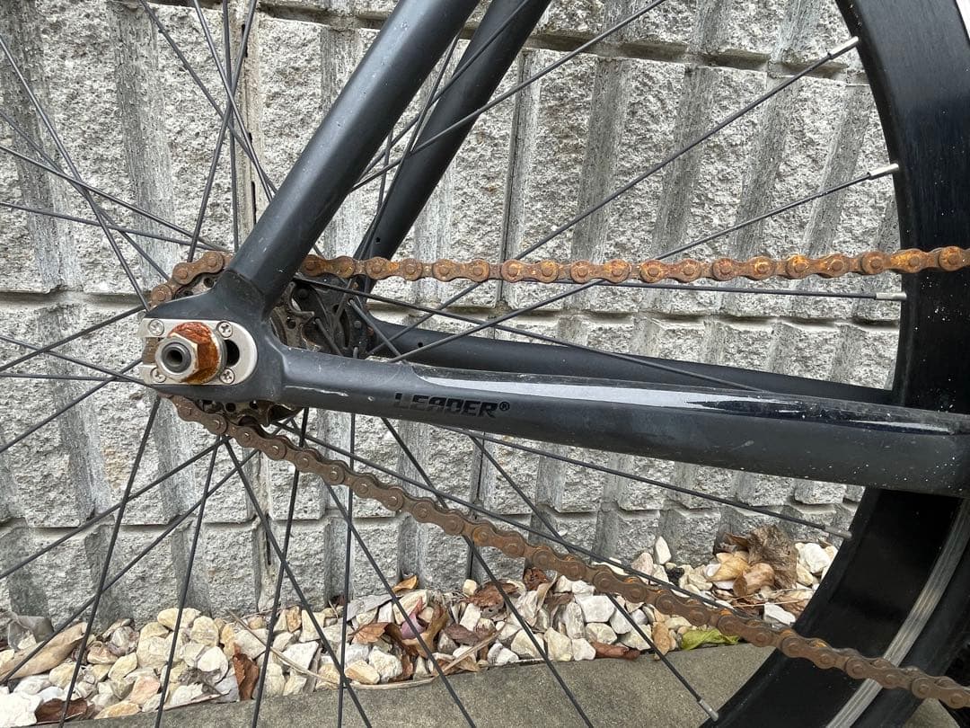 LEADER735 リーダーバイク735 錆びあり・パンクのため大幅割引価格