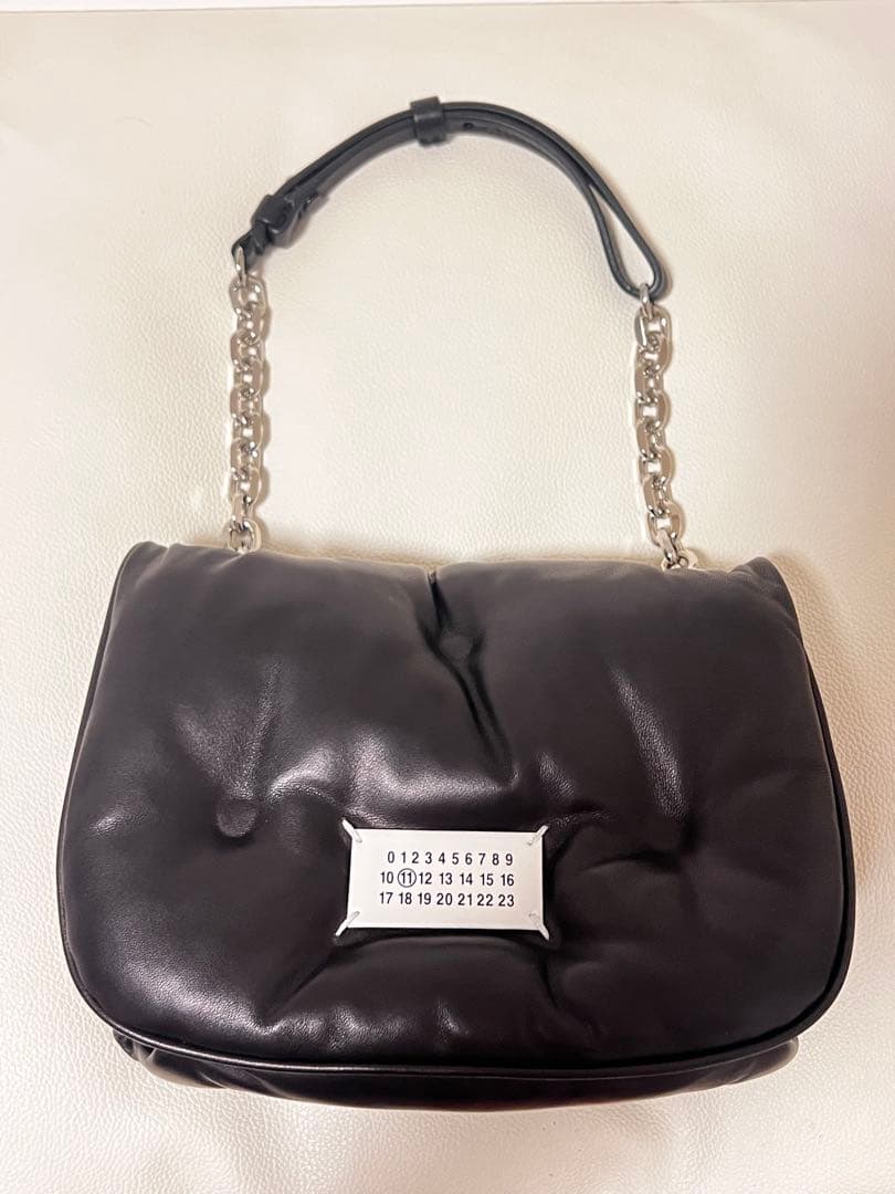 メゾンマルジェラ グラムスラム　フラップ　スモール　ショルダーバッグ