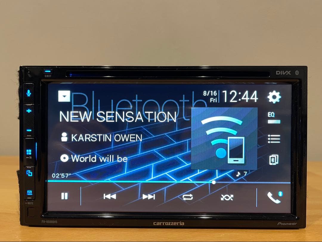 Carrozzeria FH-8500DVS ND-BC8IIバックカメラ {L