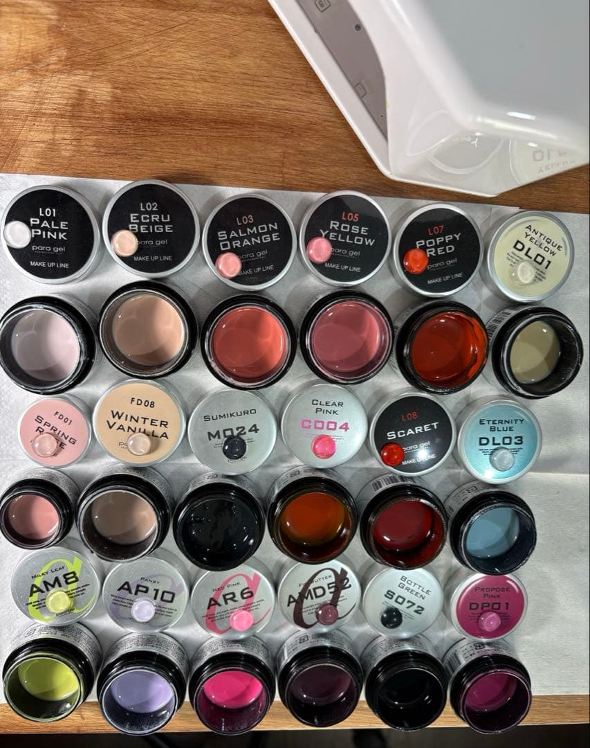 パラジェルカラー　パラライトセット