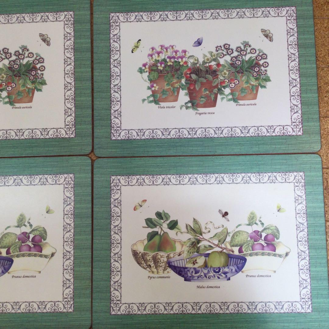 ウェッジウッドイギリス本社工場店舗で購入☆ランチマット　コルク4枚