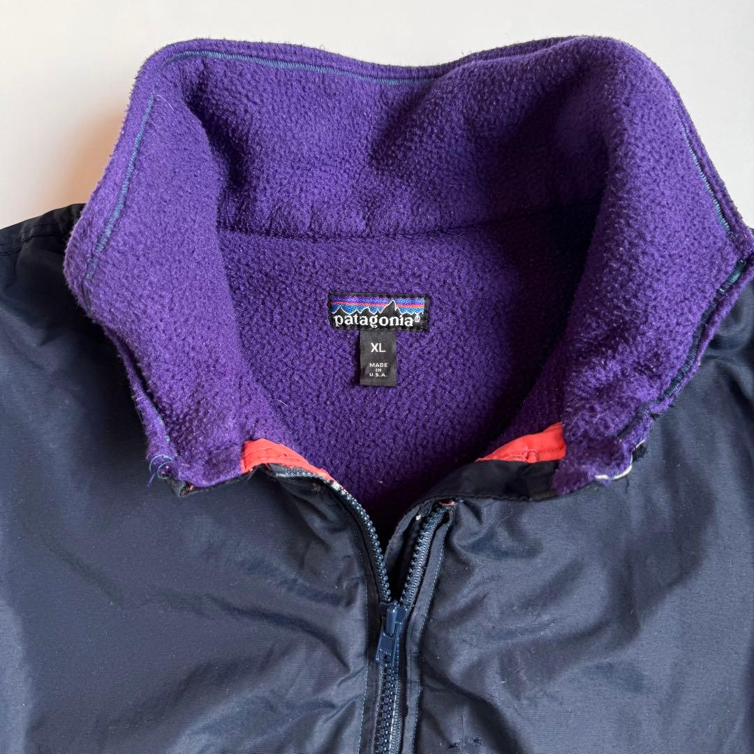 90's USA製 patagonia パタゴニア シェルドシンチラベスト XL