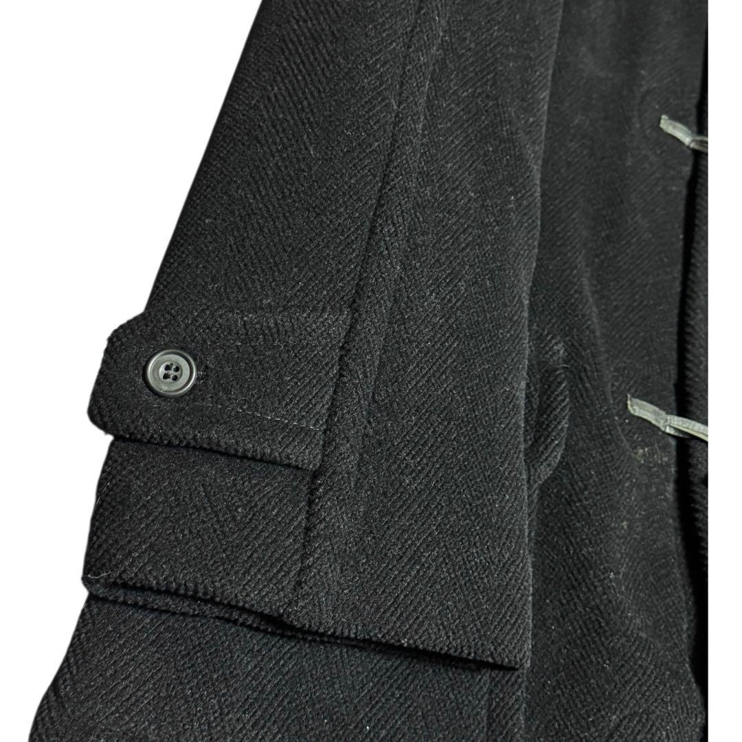 MONTGOMERY 英国製 ダッフルコート ヘリンボーン チベット社 38 黒