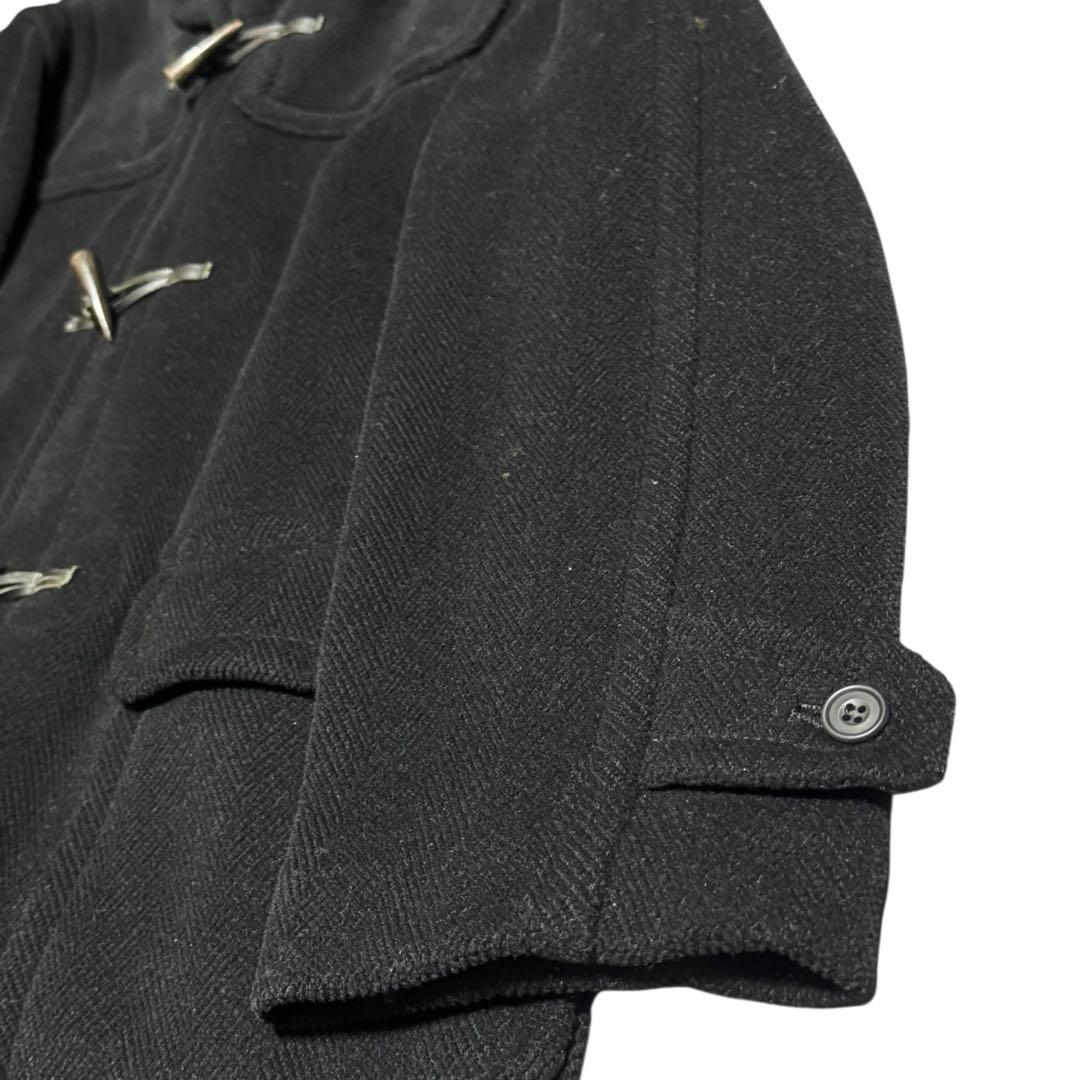 MONTGOMERY 英国製 ダッフルコート ヘリンボーン チベット社 38 黒