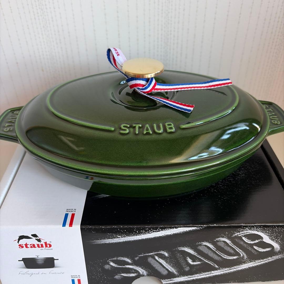 ストウブホットプレート　バジルグリーン　新品未使用