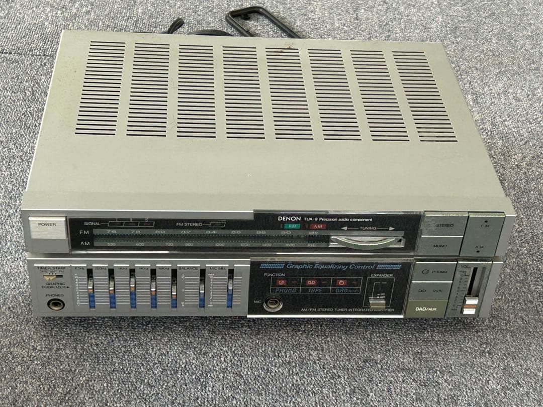 DENON DP-R25、TUA-9、DR-55 3台セット