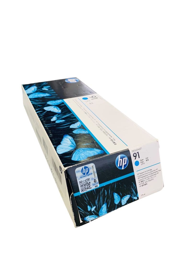 【新品・未開封】日本HP HP91 インクカートリッジ シアン 青色 775ml