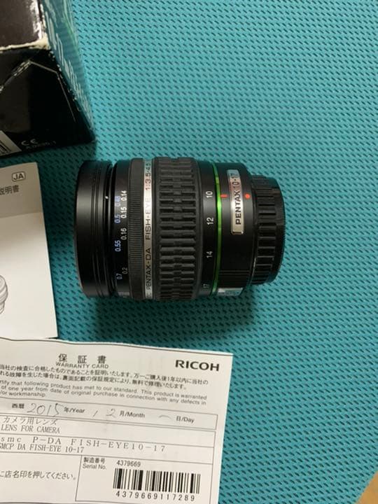 【お値下げ‼️】魚眼レンズ　PENTAX FISH-EYE 10-17mm