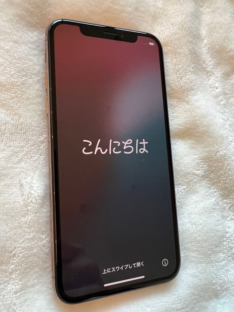 iPhoneXs☆256Gローズゴールド80%iOS最新美品修理履歴無し