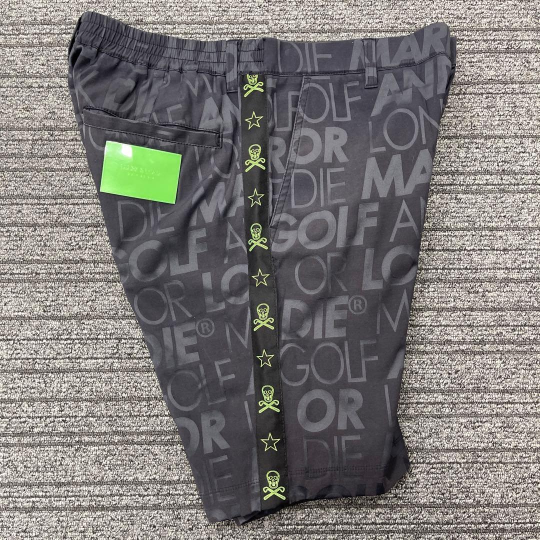 マークアンドロナ　ハーフパンツ　黒