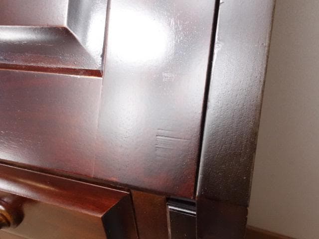 北海道民芸家具　ＨＭ８００ビューロー　ライティング　 再塗装済　ＵＳＥＤ