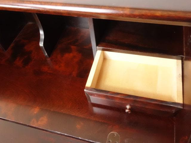 北海道民芸家具　ＨＭ８００ビューロー　ライティング　 再塗装済　ＵＳＥＤ