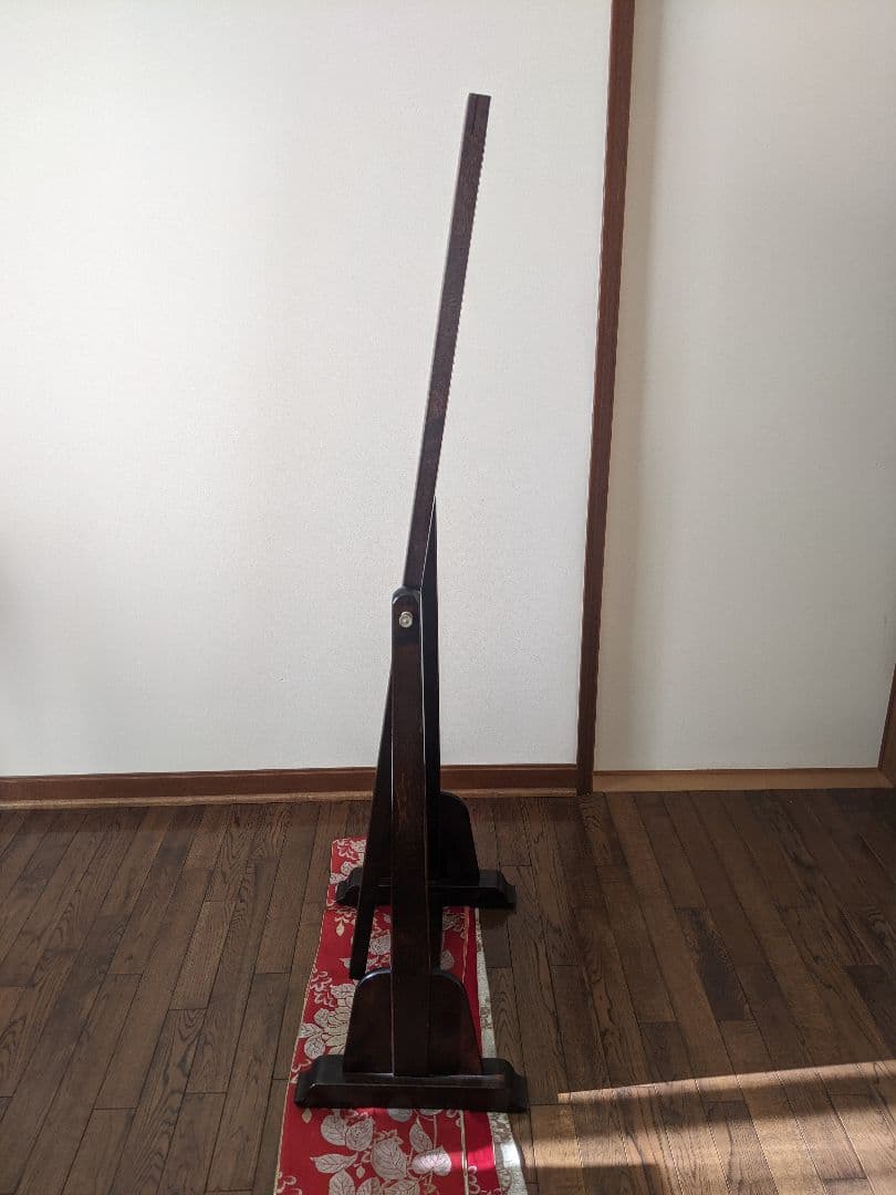 【希少】松本民芸家具 姿見 スタンドミラー 全身鏡 ミズメザクラ無垢材