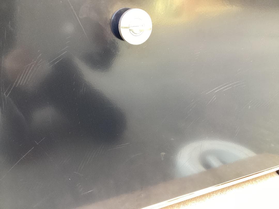 鍵付き　USMハラー キャビネット 1列5段　ブラック系　引き出し