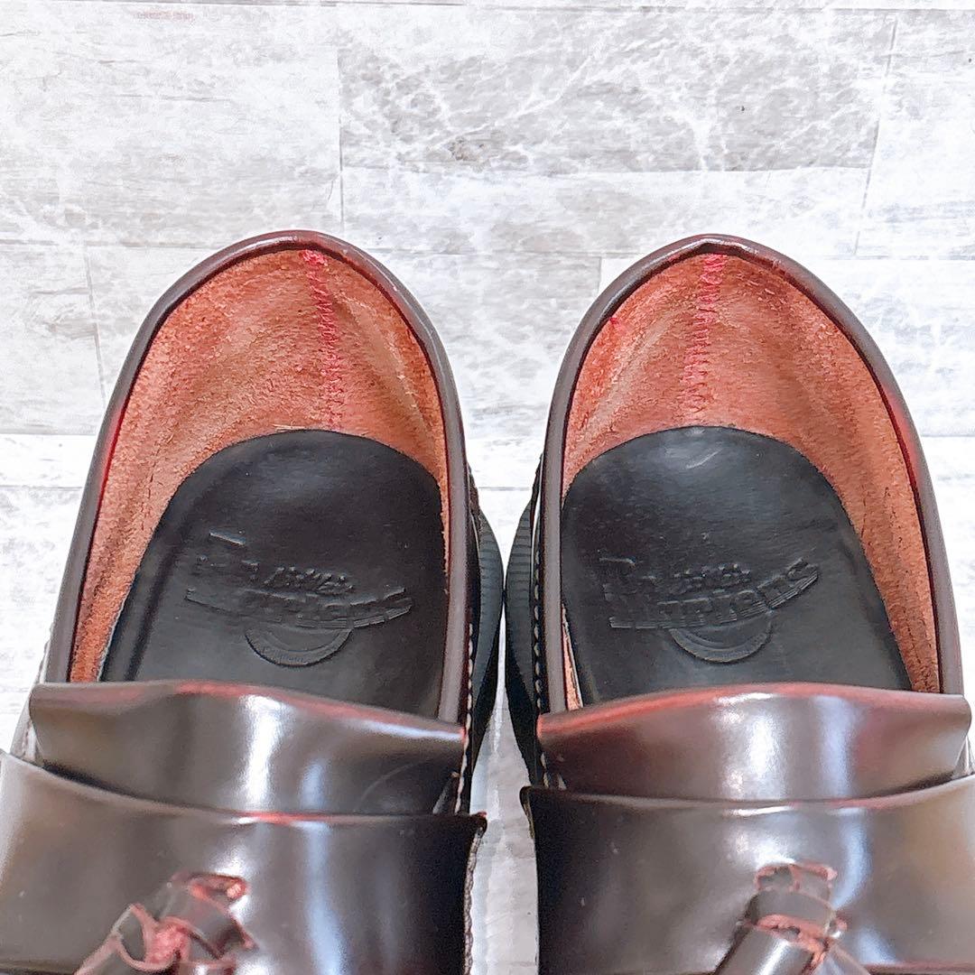 ドクターマーチン エイドリアン タッセルローファー UK6 チェリーレッド