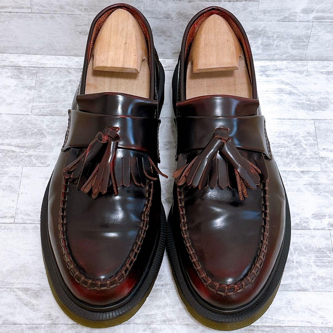 ドクターマーチン エイドリアン タッセルローファー UK6 チェリーレッド