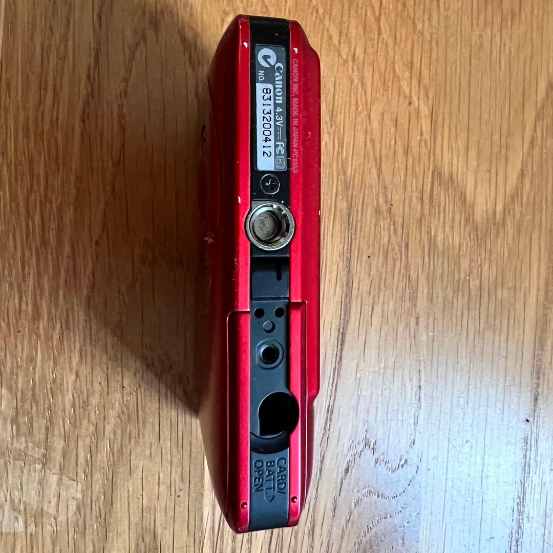 【希少美品】Canon IXY 210is キャノン デジカメ コンデジ 赤
