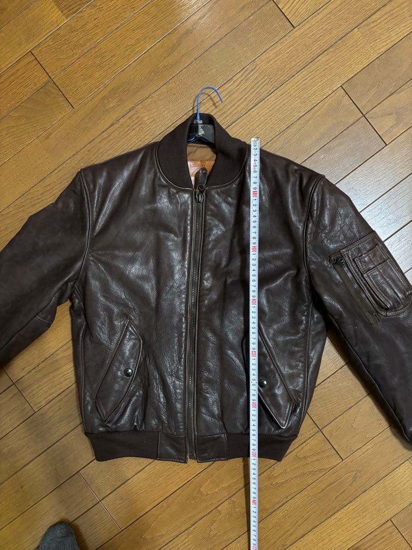 golden Bear 革ジャン　茶