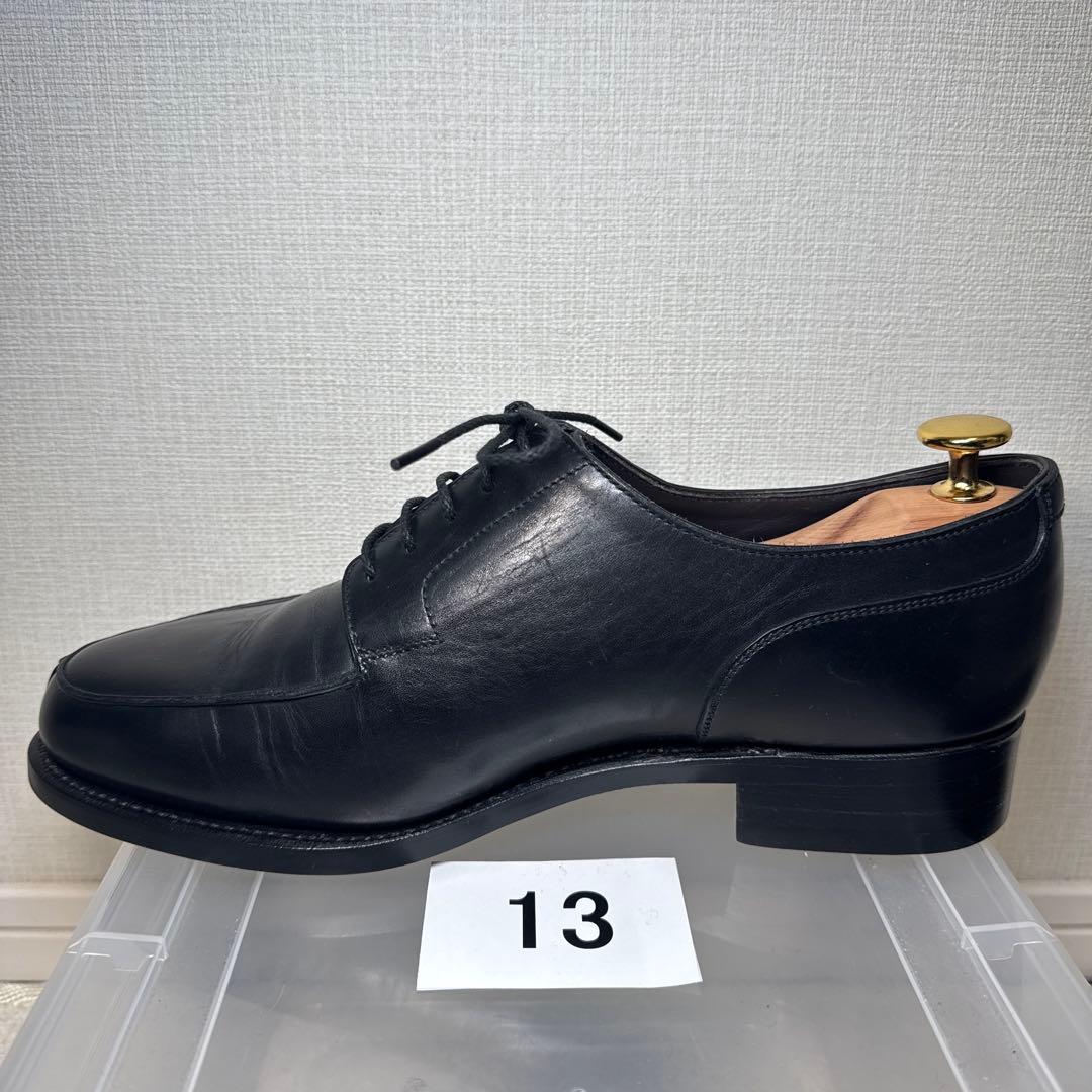 13 極美品　バーニーズニューヨーク　革靴　Uチップ　7 25.0 ブラック