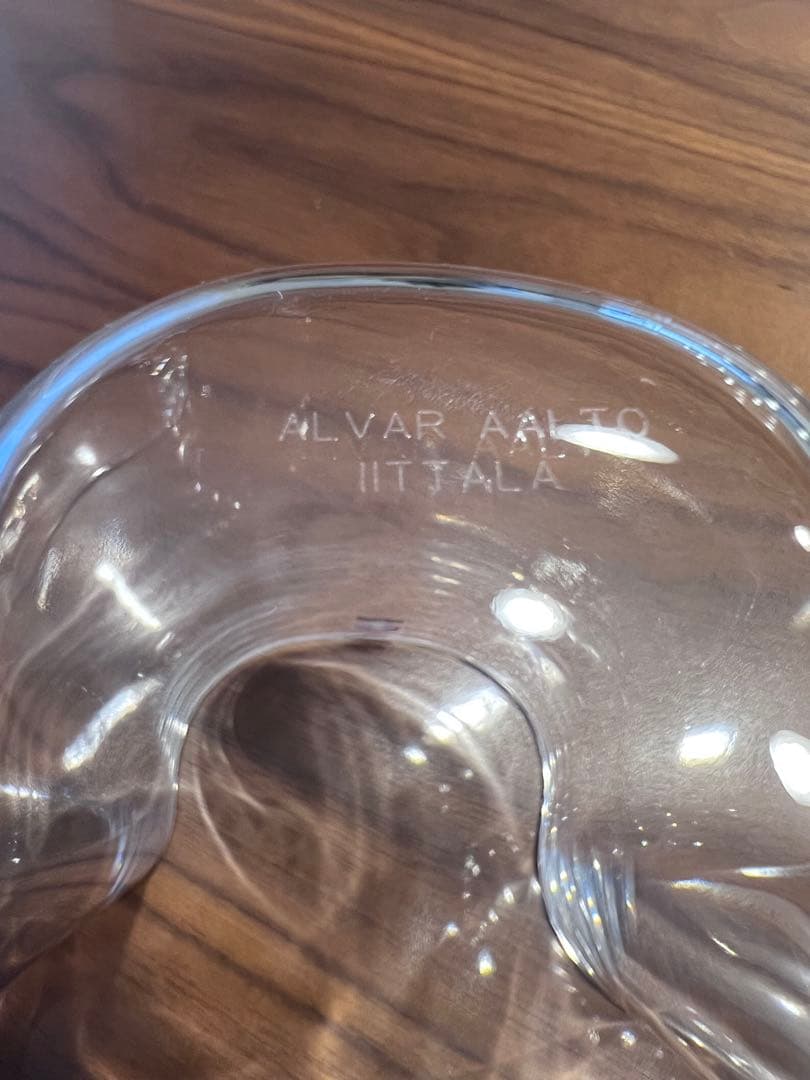  アルヴァ・アアルトコレクションベース120mm クリア 花瓶