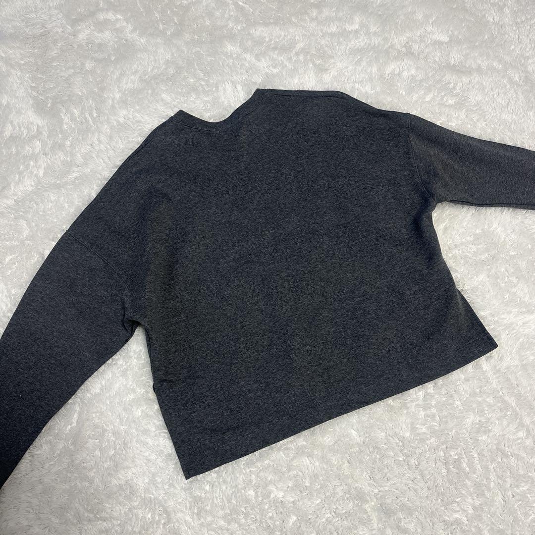 COUDRE クードル ダークグレー Vネック 長袖 スウェット 金子綾