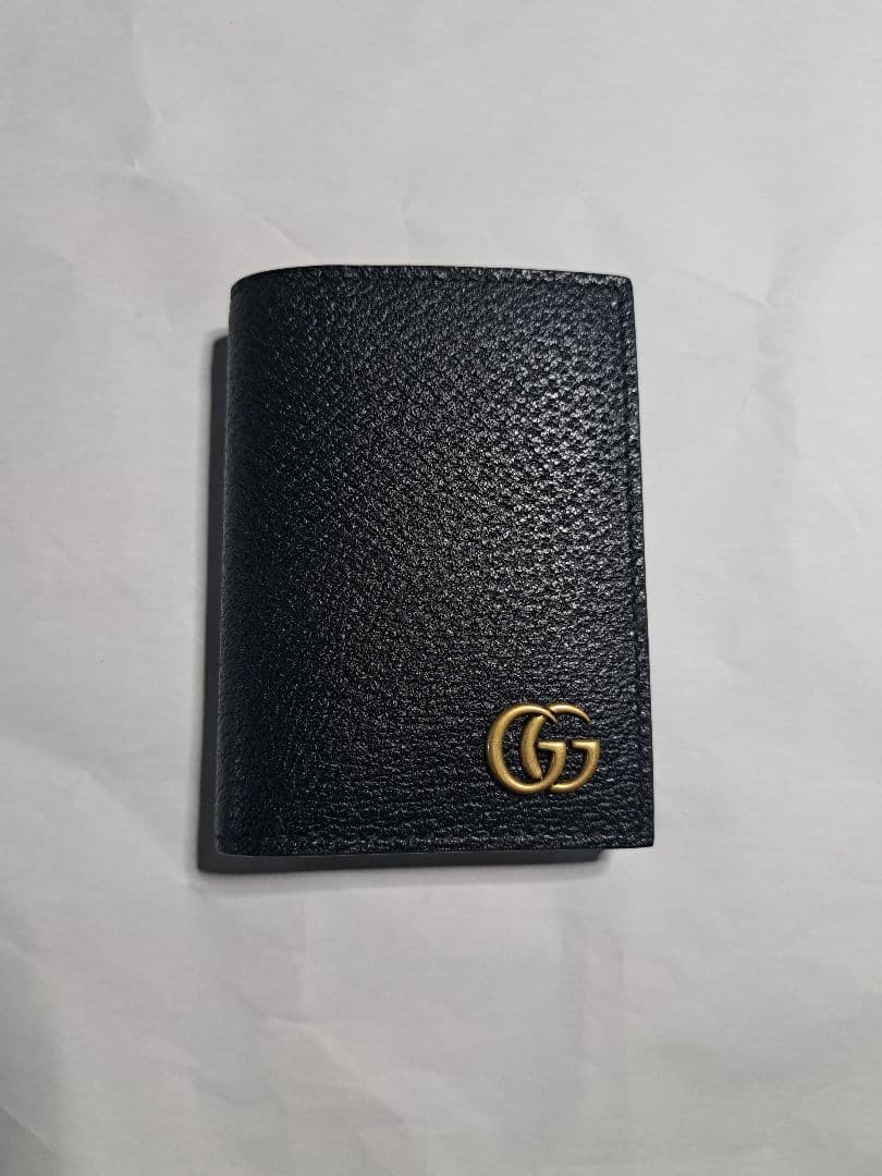 GUCCI ブラックレザー 名刺入れ